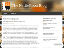 Tablet Screenshot of kettlepizza.wordpress.com