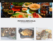 Tablet Screenshot of petakulinerjogja.wordpress.com