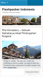Mobile Screenshot of flashpackerindonesia.wordpress.com