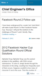 Mobile Screenshot of chiefengineersoffice.wordpress.com