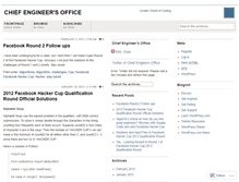 Tablet Screenshot of chiefengineersoffice.wordpress.com