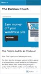 Mobile Screenshot of curiouscouch.wordpress.com