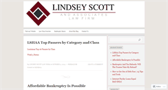 Desktop Screenshot of lindseyjscott.wordpress.com