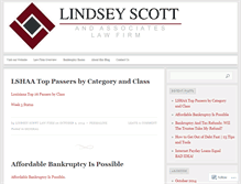 Tablet Screenshot of lindseyjscott.wordpress.com