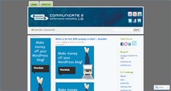 Desktop Screenshot of communicate2.wordpress.com