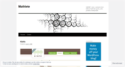 Desktop Screenshot of mattysallin.wordpress.com