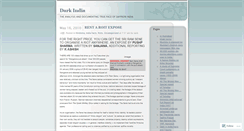 Desktop Screenshot of darkindia.wordpress.com