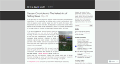Desktop Screenshot of dayswork.wordpress.com
