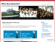 Tablet Screenshot of miltonbball11.wordpress.com