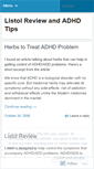 Mobile Screenshot of listolreview.wordpress.com