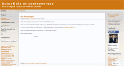 Desktop Screenshot of actualitesetcontroverses.wordpress.com