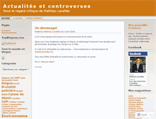 Tablet Screenshot of actualitesetcontroverses.wordpress.com