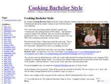 Tablet Screenshot of cookingbachelorstyle.wordpress.com