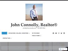 Tablet Screenshot of johnconnollyrealestate.wordpress.com