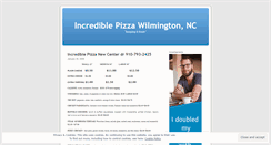 Desktop Screenshot of incrediblepizza.wordpress.com