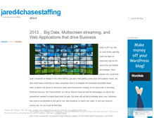 Tablet Screenshot of jared4chasestaffing.wordpress.com