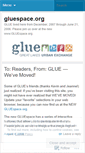 Mobile Screenshot of gluespace.wordpress.com