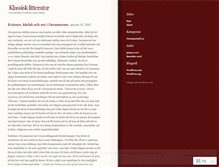 Tablet Screenshot of carolinelitteratur.wordpress.com