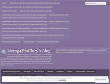Tablet Screenshot of living4hisglory.wordpress.com