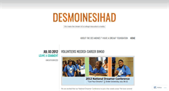 Desktop Screenshot of desmoinesihad.wordpress.com