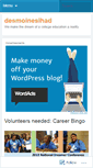 Mobile Screenshot of desmoinesihad.wordpress.com