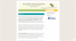 Desktop Screenshot of busybeeslearningcenter.wordpress.com