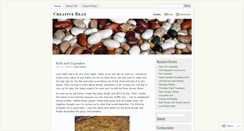 Desktop Screenshot of creativebean.wordpress.com