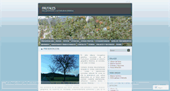 Desktop Screenshot of frutales.wordpress.com