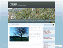 Tablet Screenshot of frutales.wordpress.com