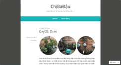 Desktop Screenshot of chibadau.wordpress.com