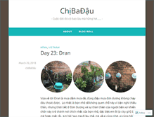 Tablet Screenshot of chibadau.wordpress.com