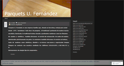 Desktop Screenshot of parquetsufernandez.wordpress.com