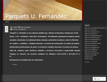 Tablet Screenshot of parquetsufernandez.wordpress.com