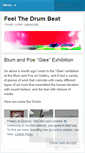 Mobile Screenshot of feelthedrumbeat.wordpress.com