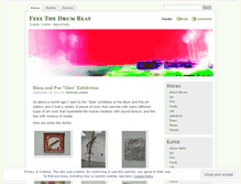 Tablet Screenshot of feelthedrumbeat.wordpress.com