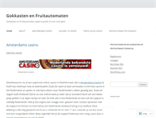 Tablet Screenshot of fruitautomaat.wordpress.com