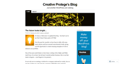 Desktop Screenshot of creativeprotege.wordpress.com