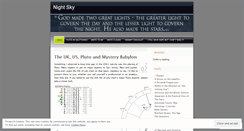 Desktop Screenshot of nightssky.wordpress.com