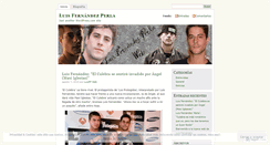 Desktop Screenshot of luisfernandezperla.wordpress.com