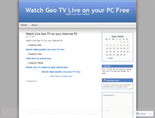 Tablet Screenshot of geolivetv.wordpress.com