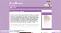 Desktop Screenshot of greendeminix.wordpress.com
