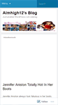 Mobile Screenshot of aimhigh12.wordpress.com
