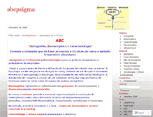 Tablet Screenshot of abcpsigma.wordpress.com