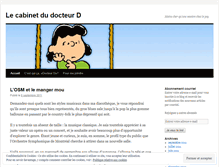 Tablet Screenshot of lecabinetdudocteurd.wordpress.com