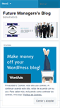 Mobile Screenshot of futuremanagers26.wordpress.com