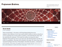 Tablet Screenshot of gadadhar.wordpress.com