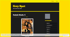 Desktop Screenshot of greyspot.wordpress.com