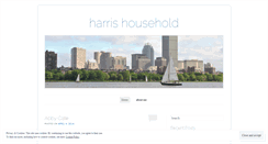 Desktop Screenshot of harrishousehold.wordpress.com