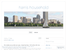 Tablet Screenshot of harrishousehold.wordpress.com