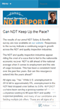 Mobile Screenshot of ndtreport.wordpress.com